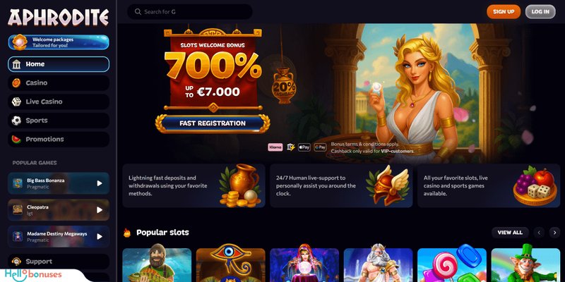 Guide de casino aphrodite